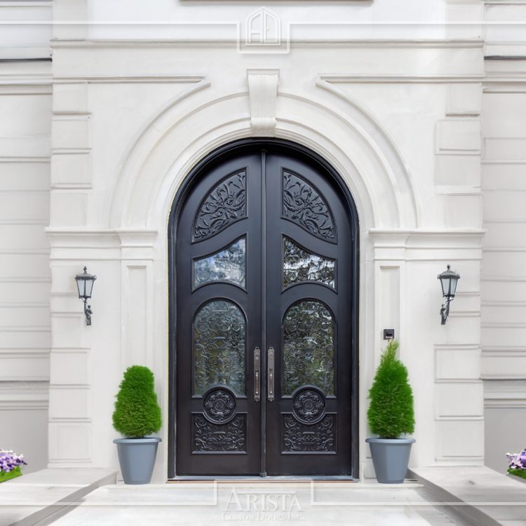Carved Wood Doors: Decorative Front Door Craftsmanship 7 Arista Special Exterior Door S771