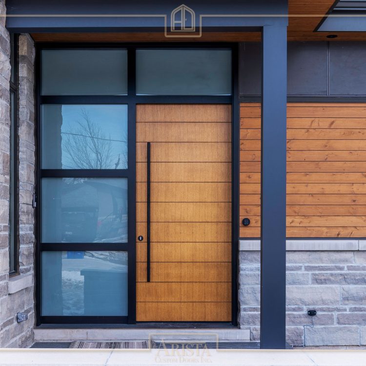 How to Stain a Door: 7 Steps for a Perfect Finish 9 Arista Single Exterior Door with Sidelight B1726