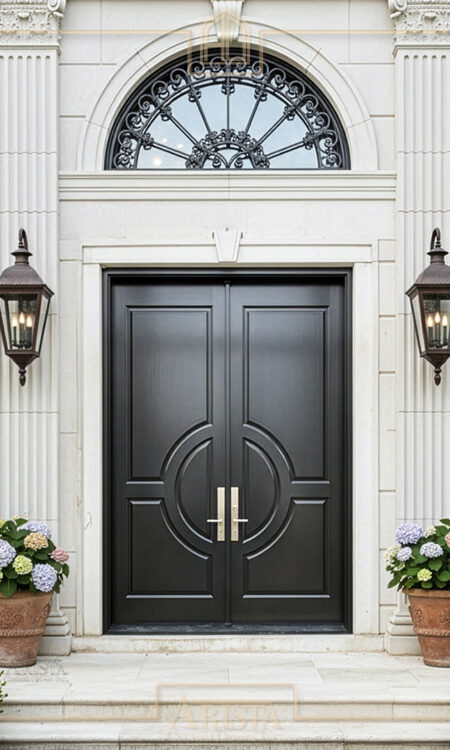 Arista C2326 Double Exterior Door – Traditional Raised Panel Door