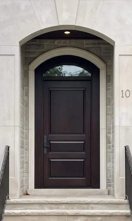 Arista A2295 Traditional Single Exterior Door with Transom