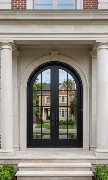 Arista C2076 Semi-Circle Double Exterior Door